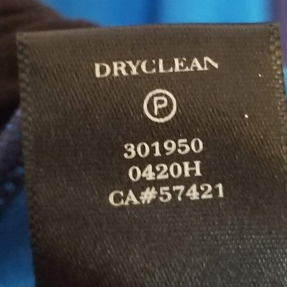 Ann Taylor Navy Color Block Sleeveless Maxi Hi Lo Handkerchief Dress Size 6 Tall - Picture 9 of 9